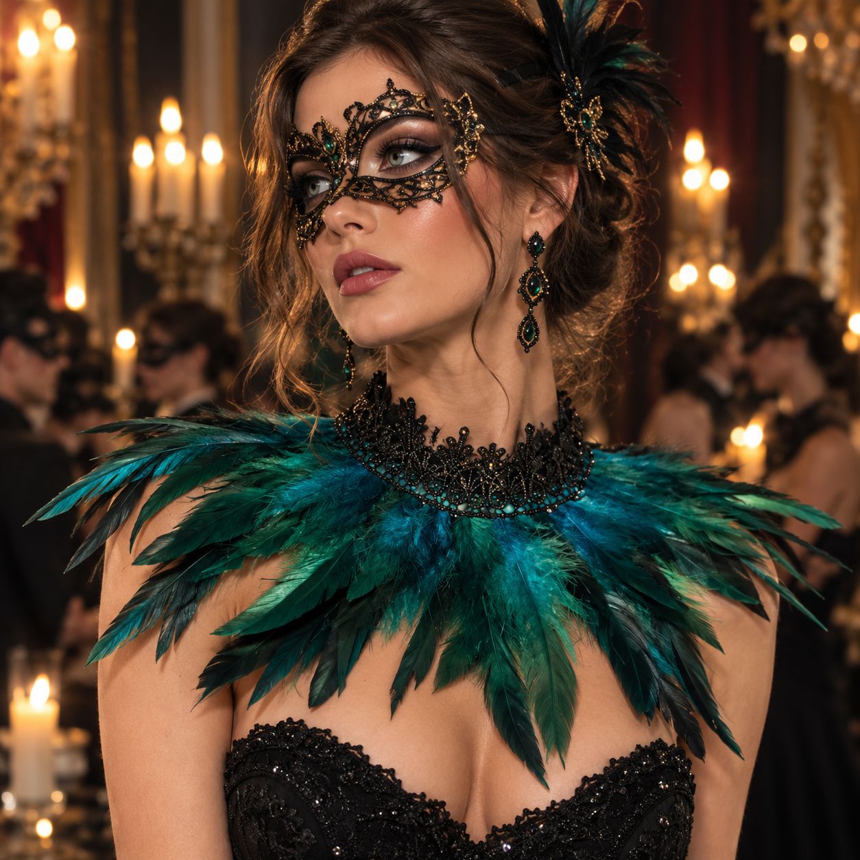 Collier de plumes gothiques, f - Necklaces avis et prix
