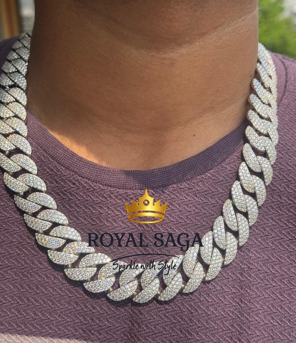 Chaîne cubaine en argent 925 p - Cuban Link Chain 12Mm avis et prix