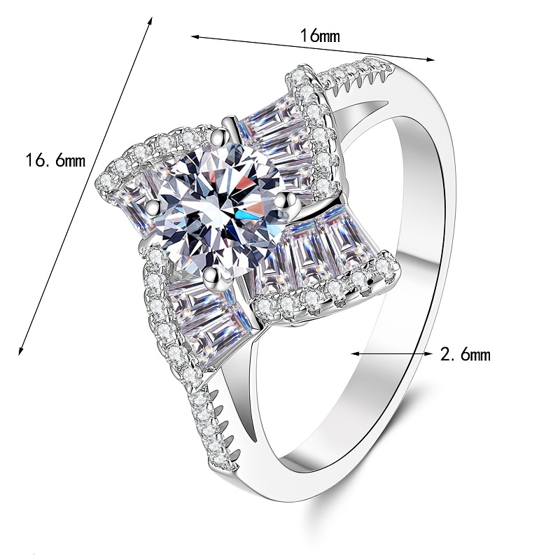 Apaison – bagues en moissanite - Moissanite Engagement Ring 1 Carat avis et prix