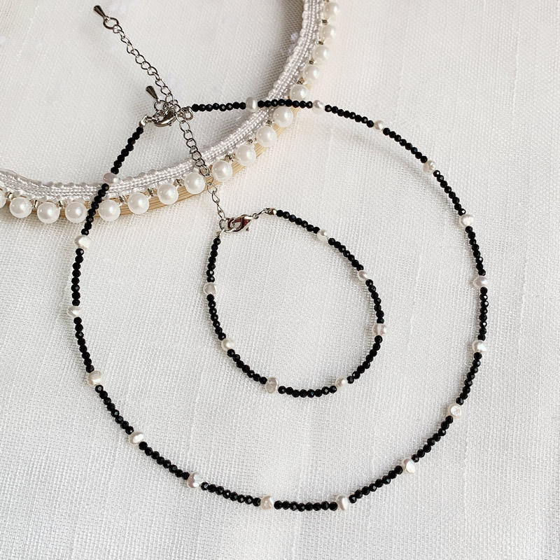 Bijoux de guérison à la mode,  - Pearl Choker Necklace Vintage avis et prix