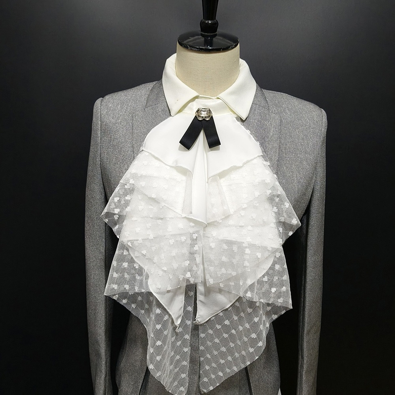Collier de dentelle blanche su - Necklaces avis et prix