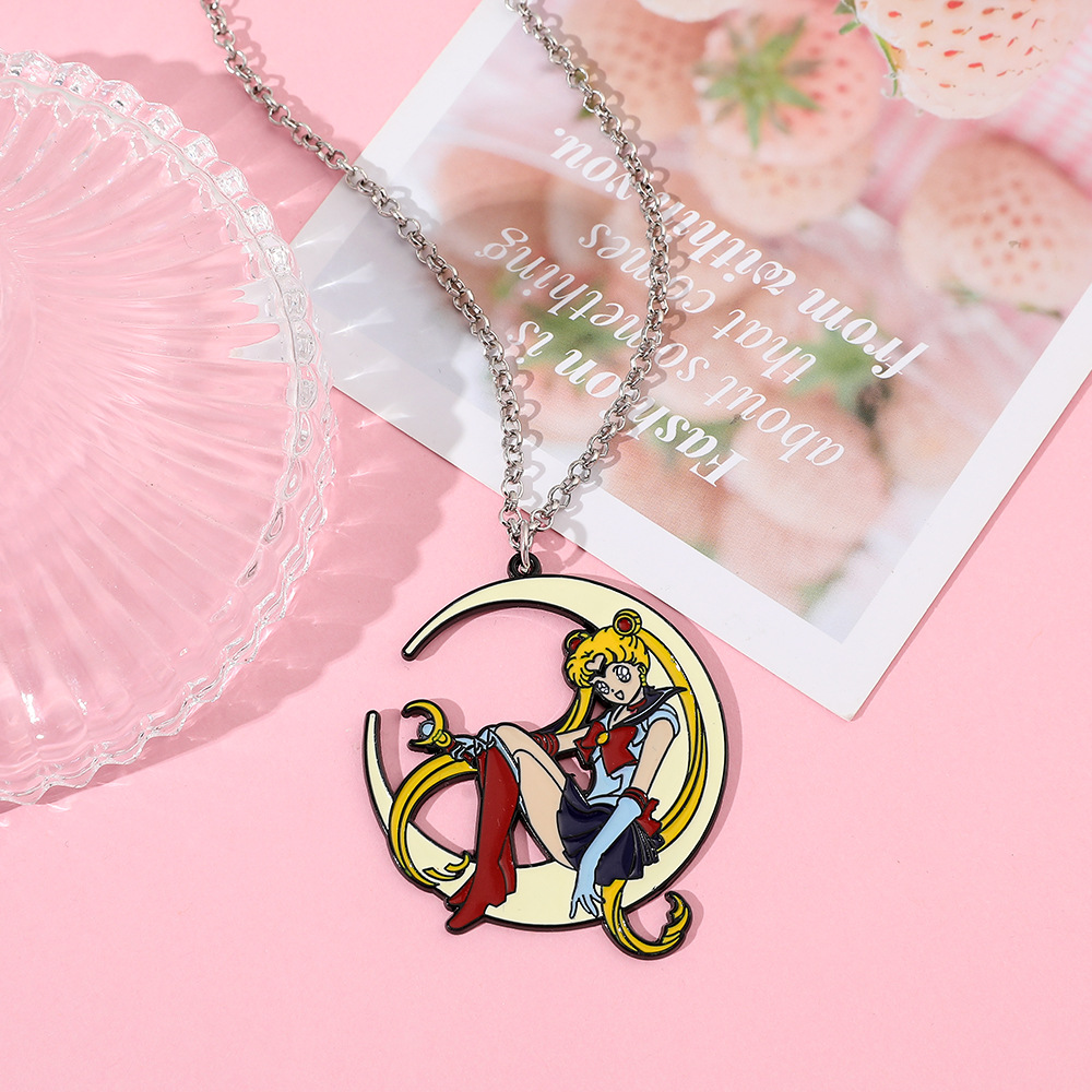 Collier en émail métallique st - Anime Pendant Necklace avis et prix