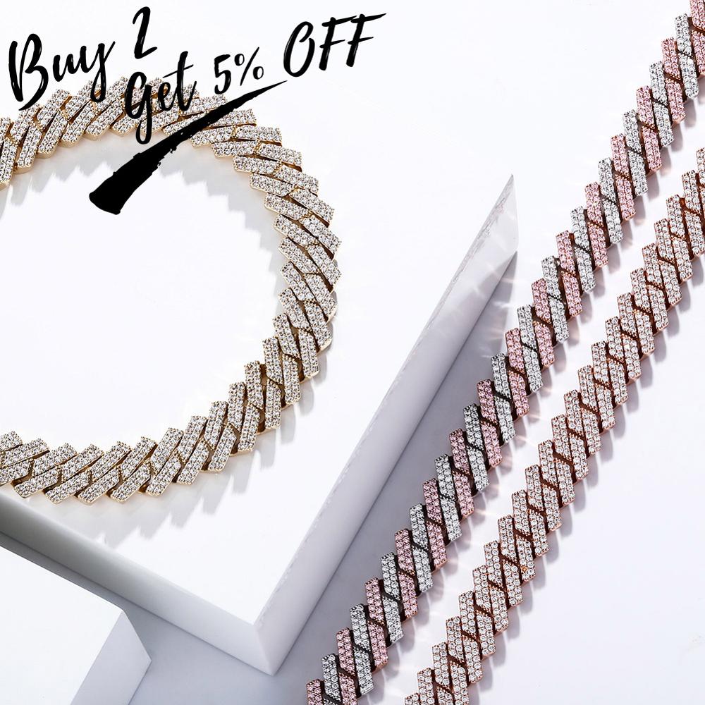 TOicalRILLZ-Collier Cubain Mic - Cuban Link Chain 12Mm avis et prix