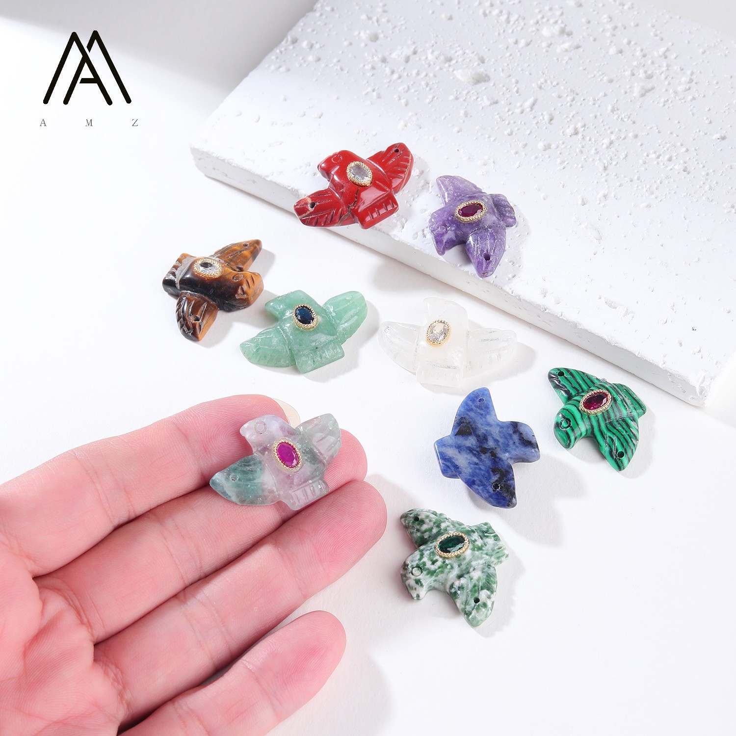 1/3/5/10 pièces, pendentifs en - Crystal Pendant Necklace Natural Stone avis et prix
