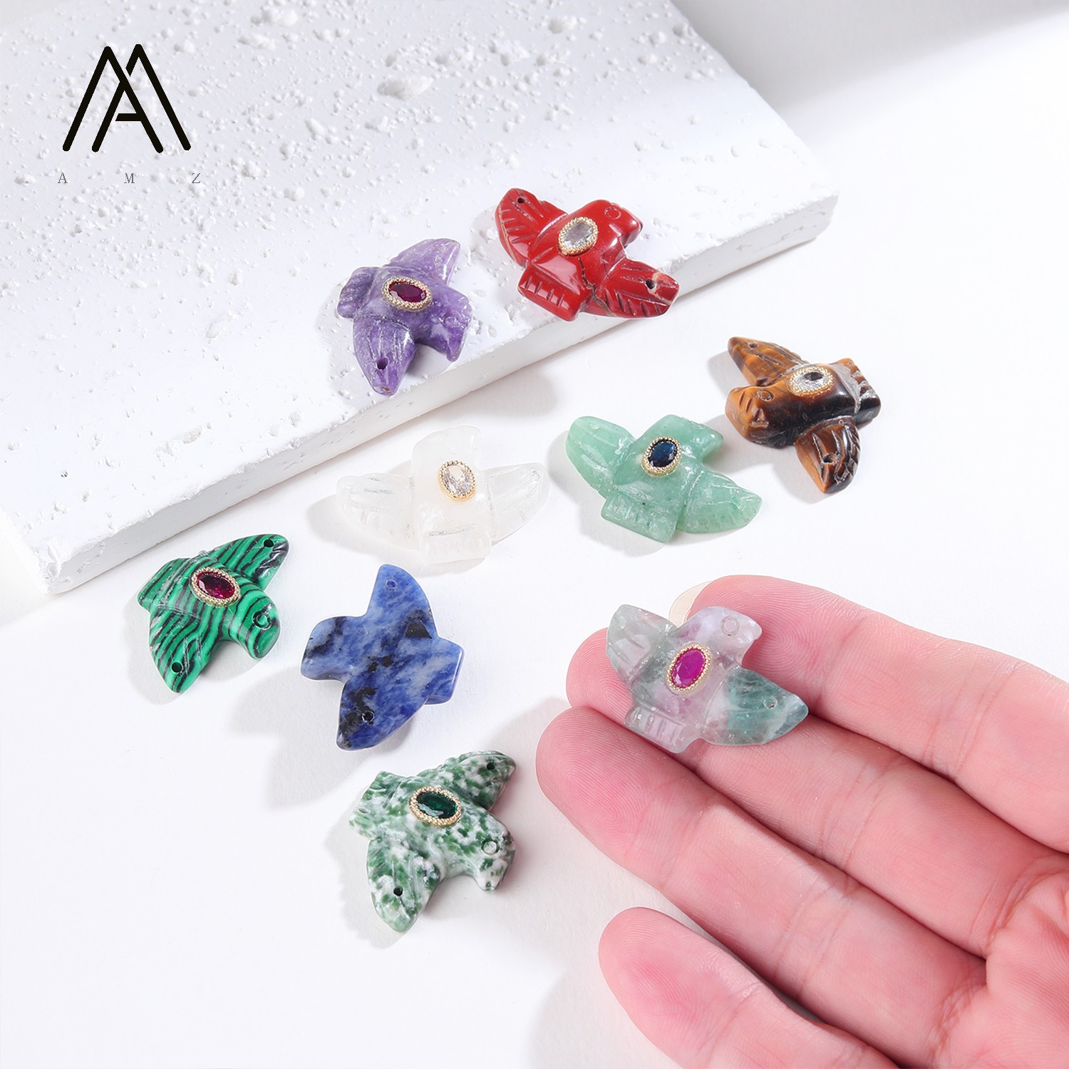 1/3/5/10 pièces, pendentifs en - Crystal Pendant Necklace Natural Stone avis et prix