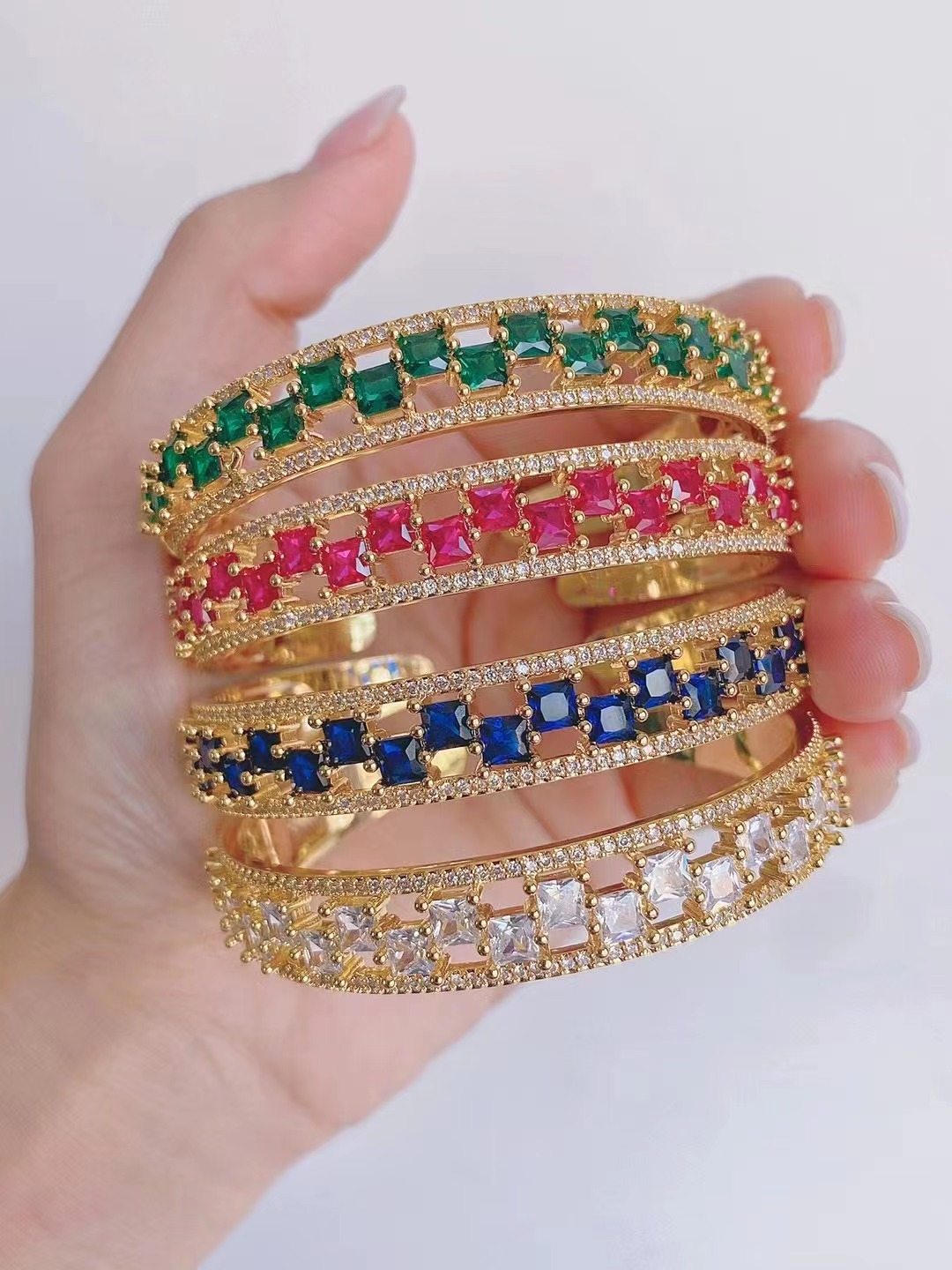 Bracelets de luxe en Zircon do - Bracelets avis et prix